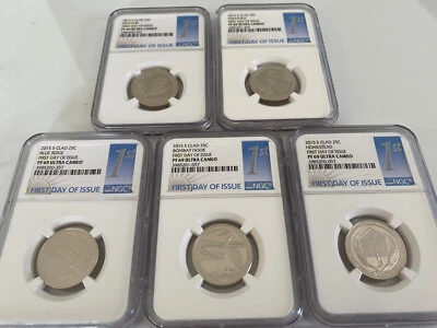 2015-S CLAD NATIONAL PARK QUARTER SET F.D.O.I. NGC PF69 ULTRA CAMEO  - Image 1 of 4