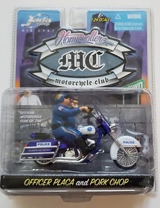 Jada Toys 1:24 Homie Rollerzs Officer Placa and Pork Chop Motorcycle - Picture 1 of 1