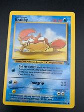 Krabby 51/62 Common Fossil Unlimited Pokemon TCG Card NM 1999 Vintage WOTC