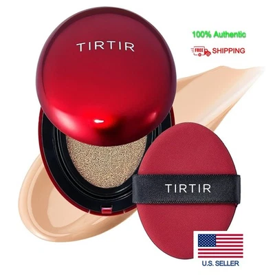 Base de maquillaje coreano marfil TIRTIR My Glow Cushion SPF40 PA++ #21 Foto 1 de 4