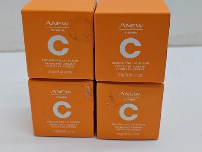 Lote de 4 nuevos exfoliantes labiales suavizantes con vitamina C 0,70 oz nuevos de stock Foto 1 de 4