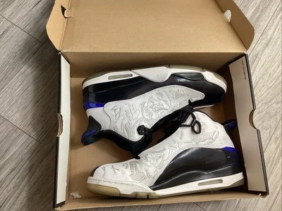 2016 Nike Air Jordan Dub Zero Concord Blanco Negro Zapatos EE. UU. Talla 14 311046-106 Foto 1 de 4