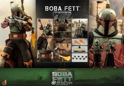 Hot Toys Star Wars TMS078 Book of Boba Fett 1/6th Scale Figure NEW - Image 1 of 2