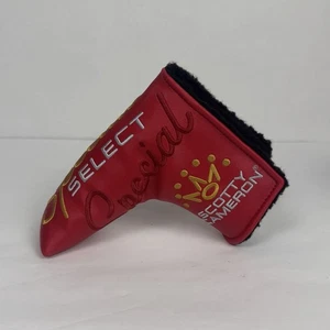 Titleist Golf Scotty Cameron Special Select Blade Red/Gold Headcover - Picture 1 of 5