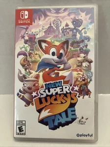 Nuovo Super Lucky's Tale (Nintendo Switch, 2019) completo CIB - autentico testato - Foto 1 di 5