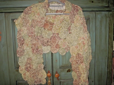 Magnolia Pearl Cotton Greta Shawl Anise Rose - Image 1 of 3