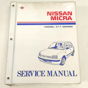 Nissan Micra Model K11 Series Service Manual Folder File - Picture 1 of 7