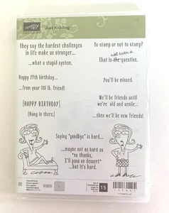 Stampin' Up! JUST KIDDING 11 Piece Photopolymer Stamp Set - Picture 1 of 2
