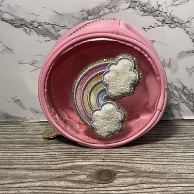 Stoney Clover Lane X Target parche arco iris mini bolsa circular usada en excelente estado frontal transparente SLC Foto 1 de 4