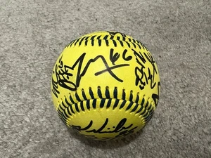 2025 SAVANNAH BANANAS TEAM FIRMADO BANANA BALL CERTIFICADO DE AUTENTICIDAD COLE RAC OLSON 26 SIG - Imagen 1 de 8