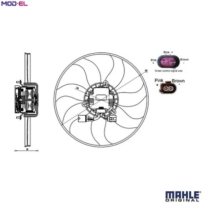 FAN ENGINE COOLING CFF 170 000S FOR SKODA SUPERB/II OCTAVIA/Combi LAURA YETI - Image 1 of 4