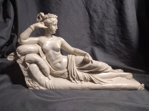 13" Pauline Borghese Bonaparte Venus Victrix (Canova) Vintage Marmor Verbund - Bild 1 von 24