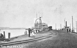 Sag Harbor Railroad Long Island LI New York NY - 8.5x11 Print - Picture 1 of 2