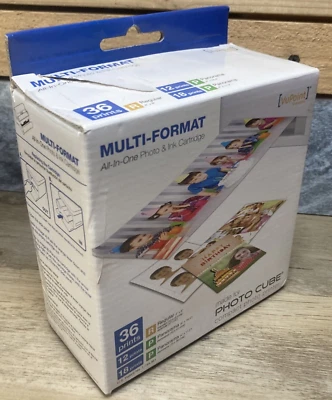 VuPoint Multi-Format All in One Photo & Ink Cartridge Photo Cube. 08/2014 Sealed - Image 1 of 4
