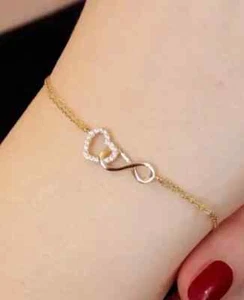 2Ct Round Cut Lab Created Diamond Beautiful Wedding Bracelet 14K Yellow Gold FN - Picture 1 of 8
