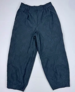 House Of Harlow 1960 Embroidered Black Pants Barrel Lantern Size Small - Picture 1 of 15