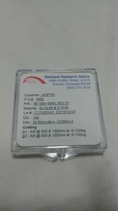 Rainbow Research 56-1061-0000 32mm dia 12mm ct Photonics Lens 7855 Coated - Bild 1 von 7