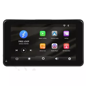 HD Car Multimedia Player Stereo Radio FM For Carplay FM Transmitting Bluetooth - Picture 1 of 18