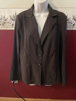 Elementz blazer jacket size M brown - Image 1 of 3