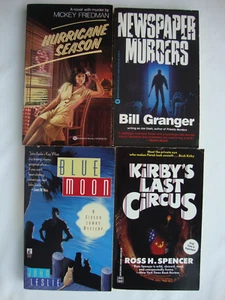 4 neue MORDGEHEIMNISSE pb Bücher HURRICANE, BLUE MOON, KIRBY Taschenbücher VINTAGE - Bild 1 von 17