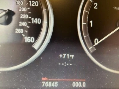 2011-13 宝马 528i 76k 低英里仪器集群 SPEEDO 速度计 9291412 原始设备制造商 — 第 1/4 张图片