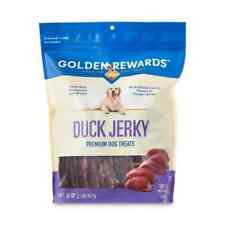 Golden Rewards Duck Flavor Premium Dry Jerky Treats for All Dogs, 32 oz