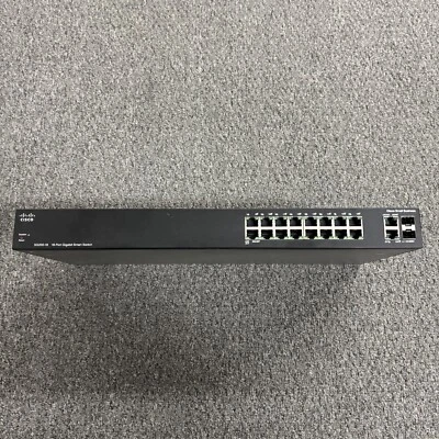 Cisco SG200-18 - 18 Ports Fully Managed Ethernet Switch + 2 mini GBIC Ports - Image 1 of 4