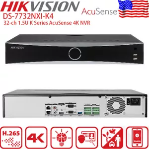 Hikvision 32ch NVR DS-7732NXI-K4 4K AcuSense 256Mbps ONVIF 4SATA UP TO 40TB USA - Bild 1 von 7