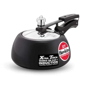 Hawkins Contura Black XT Induction Compatible Hard Anodised Pressure Cooker, 2 L - Picture 1 of 4