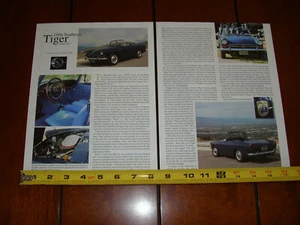 1966 SUNBEAM TIGER ARTICOLO ORIGINALE 2012 - Foto 1 di 2