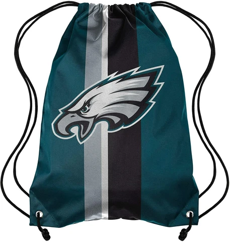 NFL Philadelphia Eagles Team Stripe Drawstring Backpack Cover
