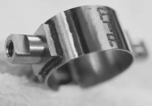 PTP Französisch 28,0 mm Downtube-Schieber Adapter Klemmindex Edelstahl USA - Bild 1 von 1