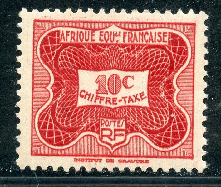 COLONIES FRANCAISES AFRIQUE EQUATORIALE FRANCAISE NEUF TAXE N° 12 **  - Photo 1/1