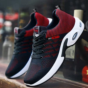 Tenis informales para hombre deportes al aire libre zapatos para correr gimnasio atléticos caminar tenis - Imagen 1 de 15