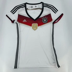 NWT Adidas Germany 2014 FIFA World Cup Brazil Soccer Jersey Shirt Women's MEDIUM - Picture 1 of 12