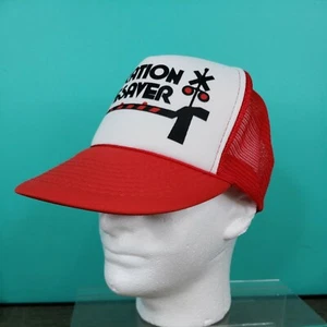De Colección Años 80 OPERACIÓN SALVAVIDAS Ferrocarril Luz Cruce Snapback Cuerda Sombrero Gorra - Imagen 1 de 9