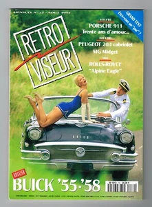 *** RETROVISEUR n° 72 *** 08-1994 // dossier BUICK '55_'58 - PORSCHE 911 - ROLLS - Picture 1 of 2