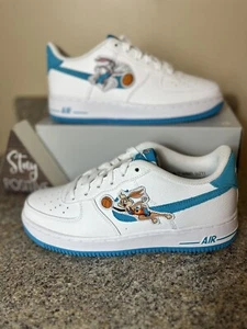 Nike Air Force 1 Low Hare Space Jam Bugs Lola DM3353-100 Size 7Y / Women Sz 8.5 - Picture 1 of 11