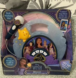 🐐 Disney WISH Sing Along Boombox Bluetooth Real Working Microphone 🆕 - Picture 1 of 3