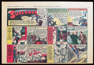 SUPERMAN Sunday Page #54 - GIANT ROBOTSS Saga termina - 10 de noviembre de 1940 - RARO - Imagen 1 de 6