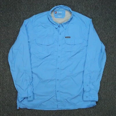 Simms Shirt Mens XXL Blue Guide Series Long Sleeve Button Up Fishing Outdoors - Image 1 of 4