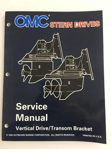 1995 OMC Stern Drives Service Manual -Vertical Drive/Transom Bracket  #507142  - Imagen 1 de 6