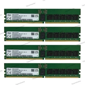 SK Hynix (4 x 32GB )128GB 4800MHz REG ECC RAM DDR5 RDIMM 2Rx8 Server Memory - Picture 1 of 2
