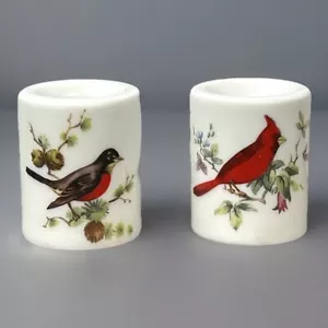 2 Candelabros Cónicos Biedermann De Colección Porcelana Cardenal Robin Alemania Occidental - Imagen 1 de 5