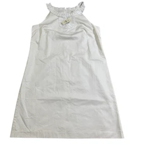 Vestido de cóctel Ann Taylor LOFT blanco funda acento cinta forrado talla 14 nuevo con etiquetas - Imagen 1 de 8