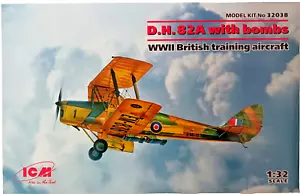 ICM 32038 : DH.82A Tiger Moth with bombs - Brit. Trainer WW II / Kit 1:32 - Picture 1 of 1