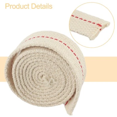 1 Meter Flat Cotton Oil Lamp Lantern-Wick 10-25mm/For Kerosene Burner Lighting - Image 1 of 4