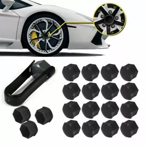 20X Copridadi Ruota Copriviti Per Audi Vw Vauxhall Bmw Mercedes Renault 17Mm ☆ - Picture 1 of 9