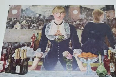 Barra con estampado Manet at the Folies Bergere Edouard vintage 33170 Foto 1 de 4