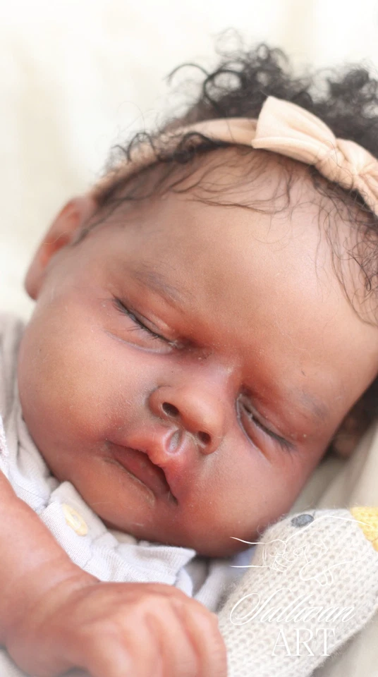 | ATENEA DE TERESA DE CASTRO | Muñecas bebé dormido renacido | Recién nacido realista Foto 1 de 4